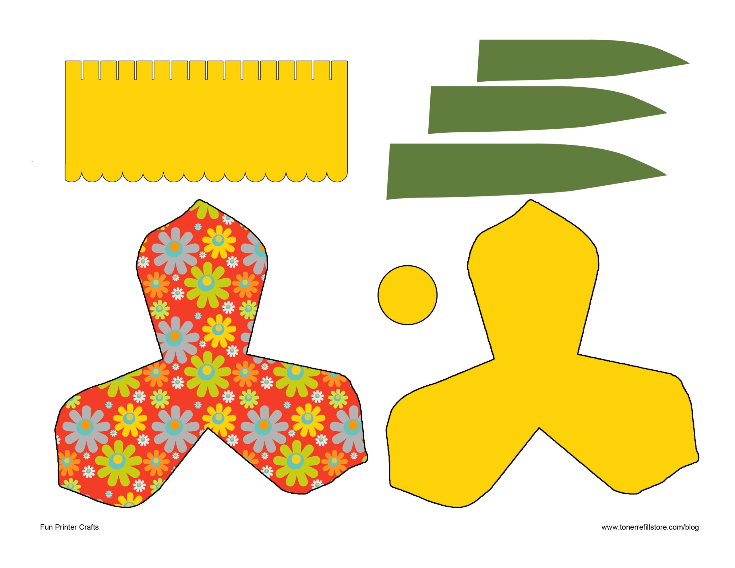 Printable 3D Paper Crafts Templates Free
