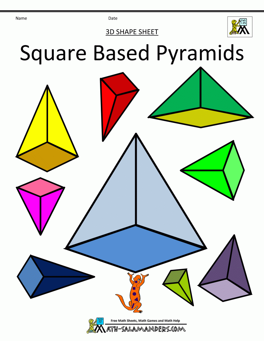 Printable 3d Shapes
