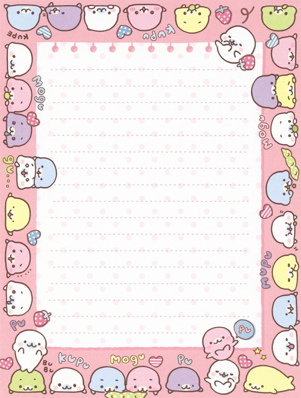 Printable Aesthetic Memo Pad Template Printable Templates