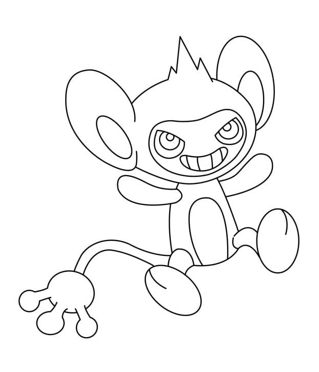 Printable Aipom Pokemon Coloring Page Free Printable Coloring Pages 