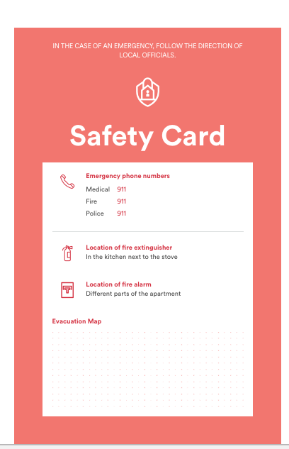 Printable Apartment Guest Card Template Classles Democracy