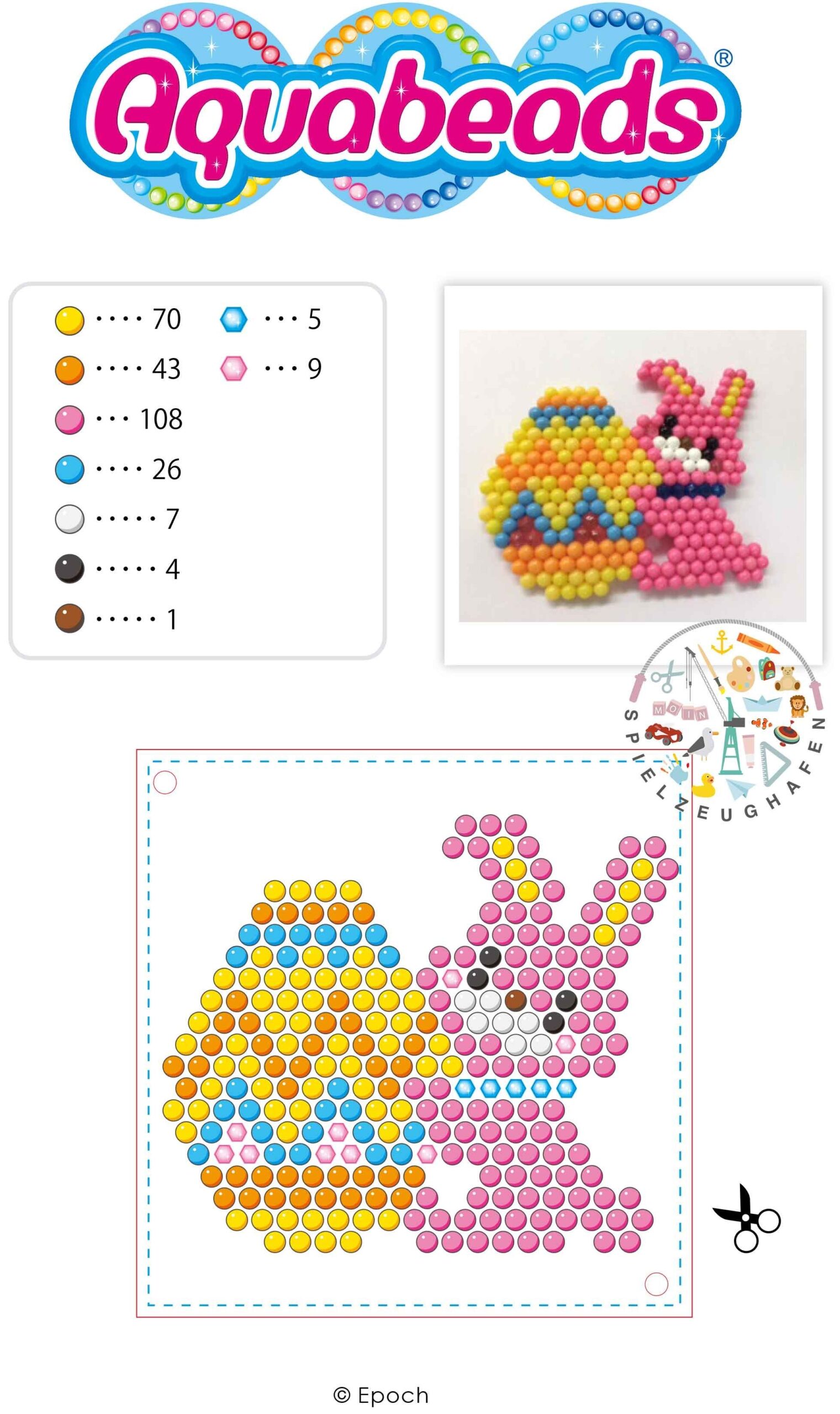 Printable Aquabeads Template Designs