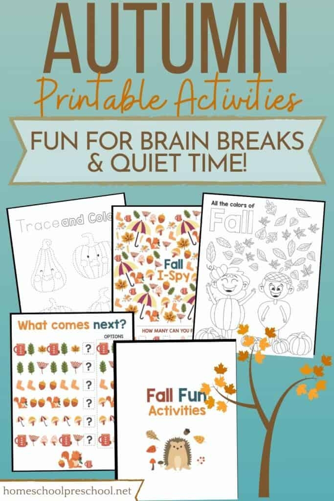 printable autumn activities
