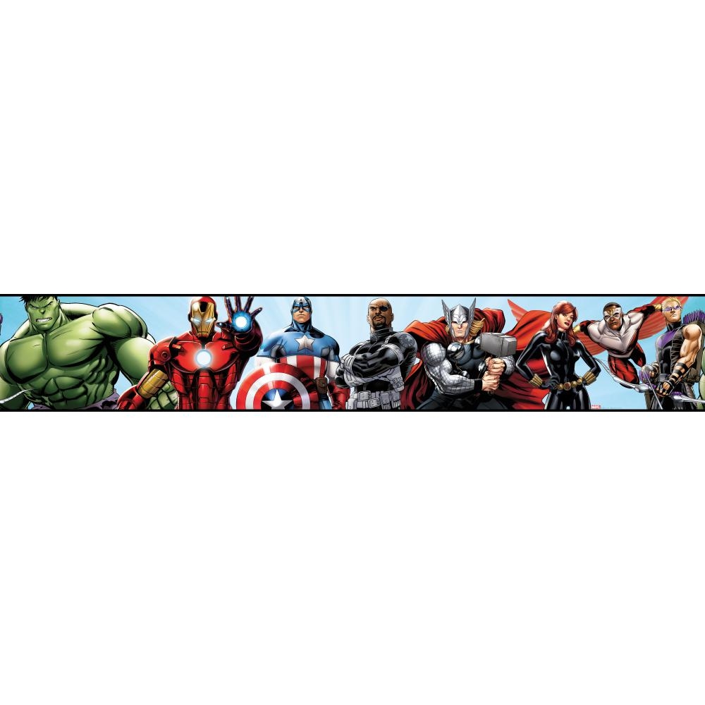 printable avengers border design