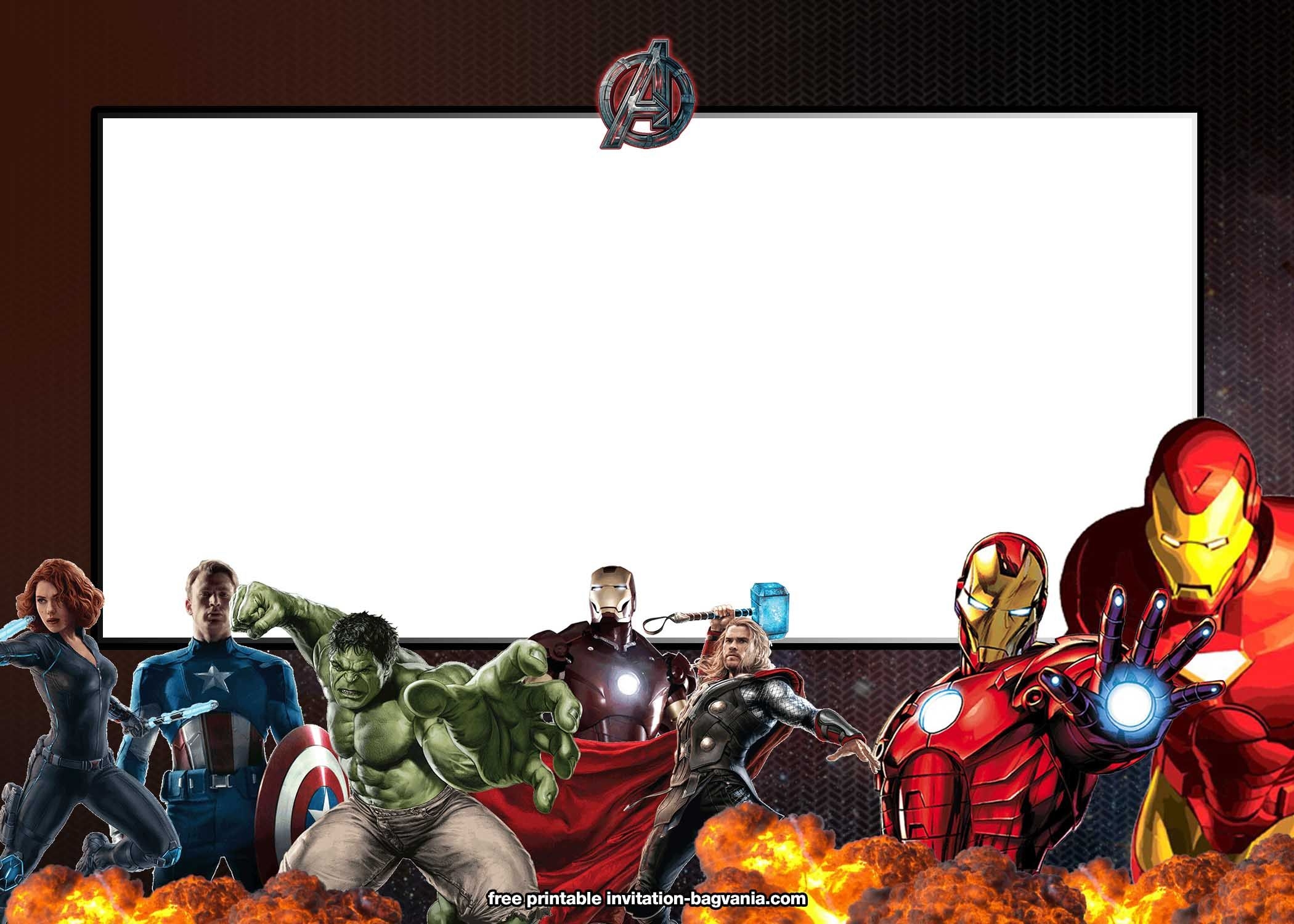 Printable Avengers Border Design Printable Word Searches
