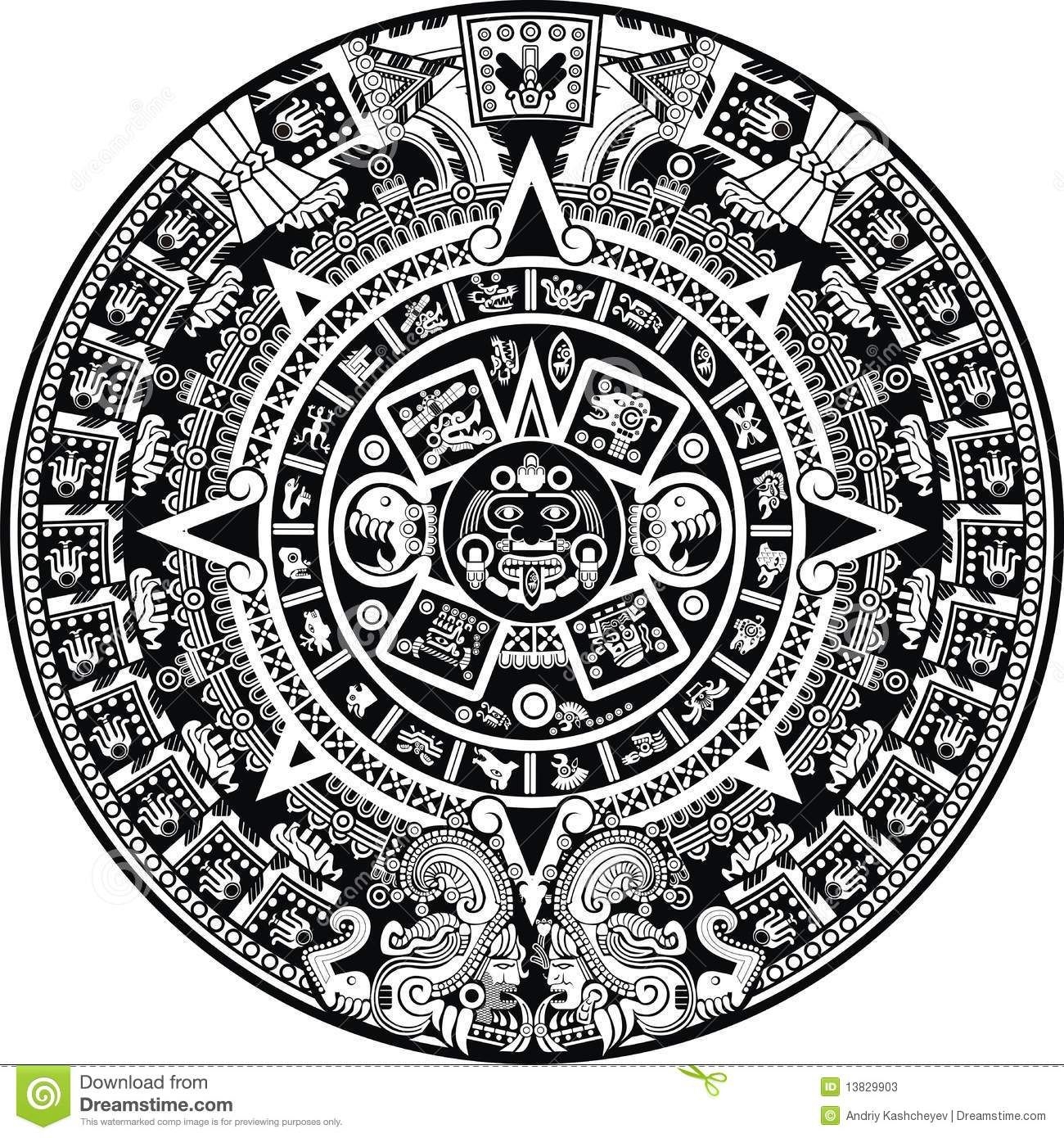printable aztec designs