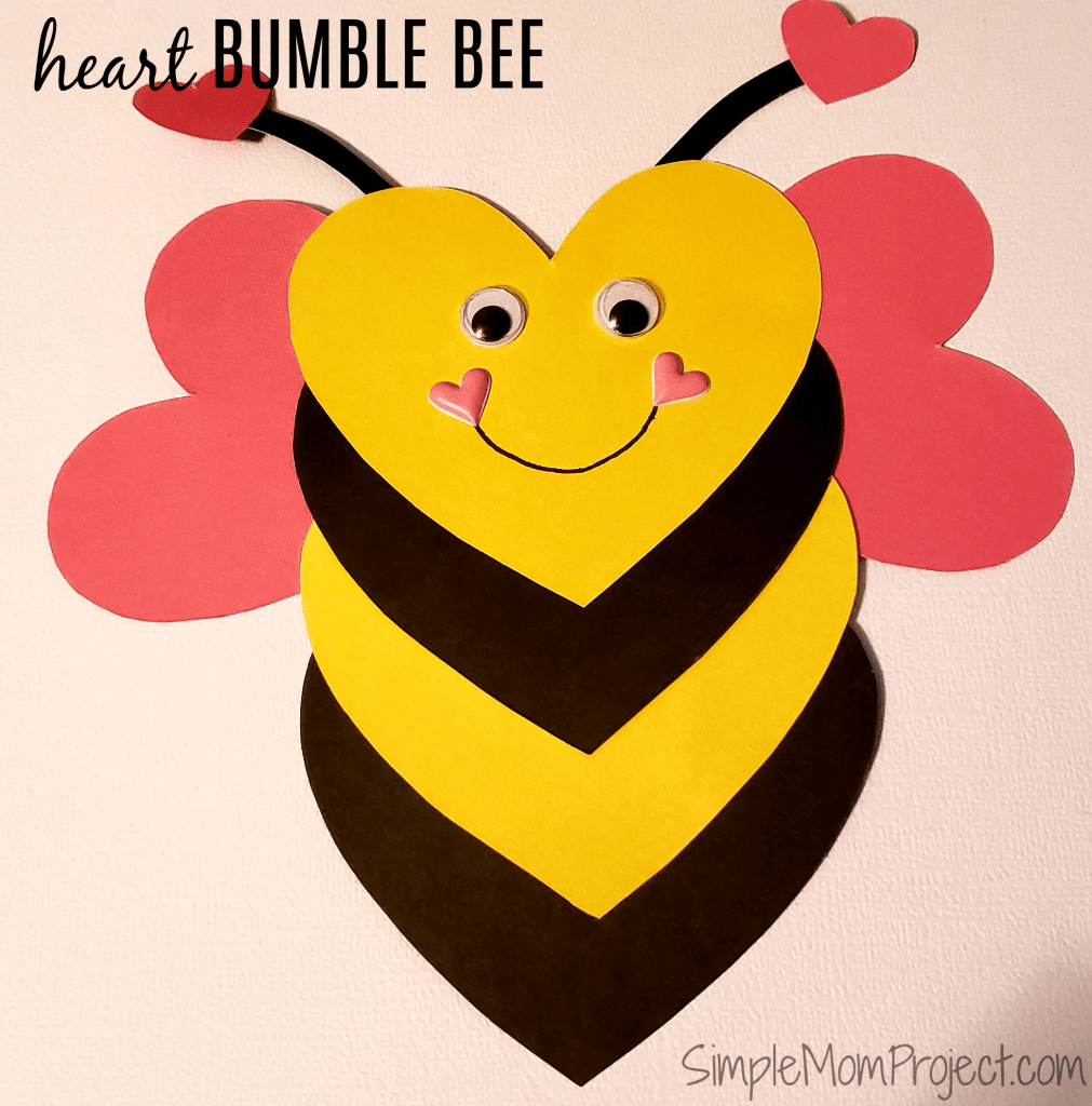 printable bee craft template
