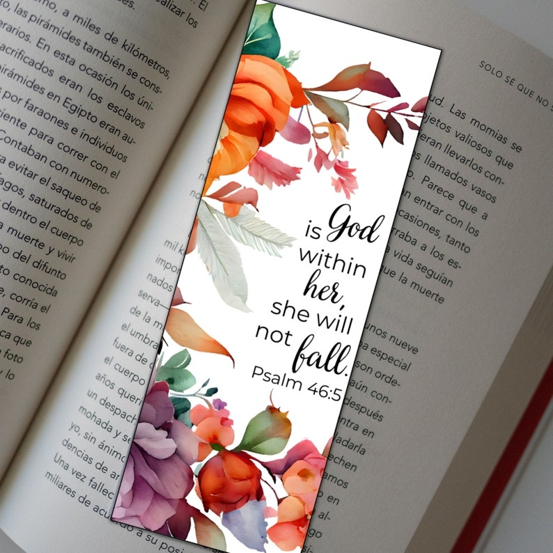 Printable Bible Verse Bookmark Set Digital Bookmark Bundle Etsy