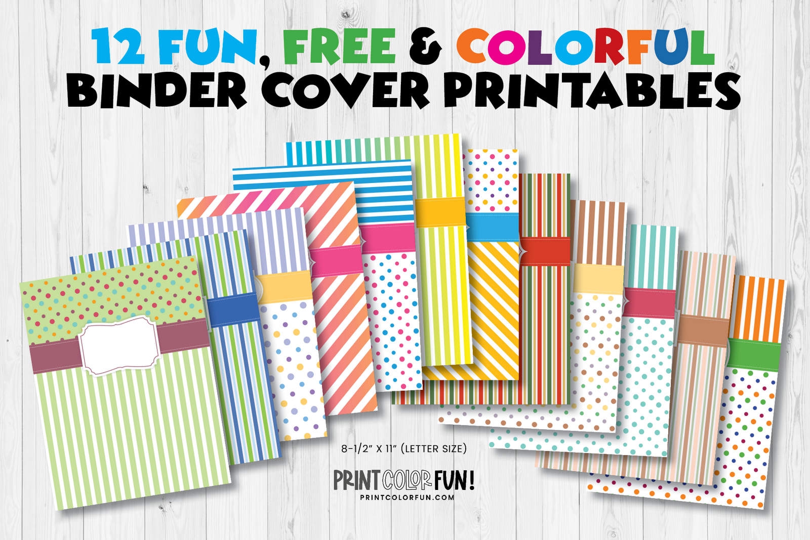printable binder designs