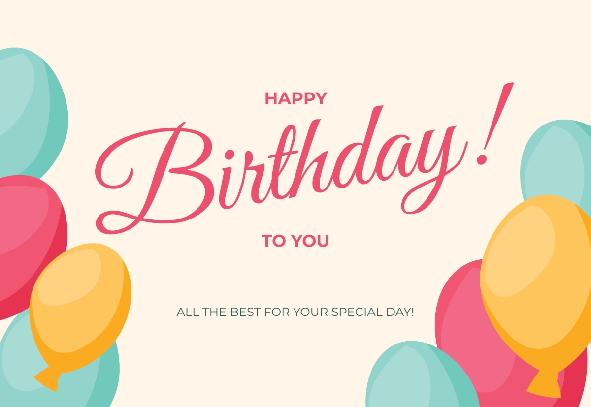 Printable Birthday Card Template Word Template 21 Free 41 Free