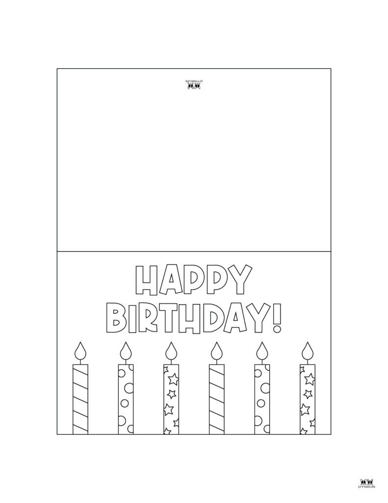 Printable Birthday Card Templates