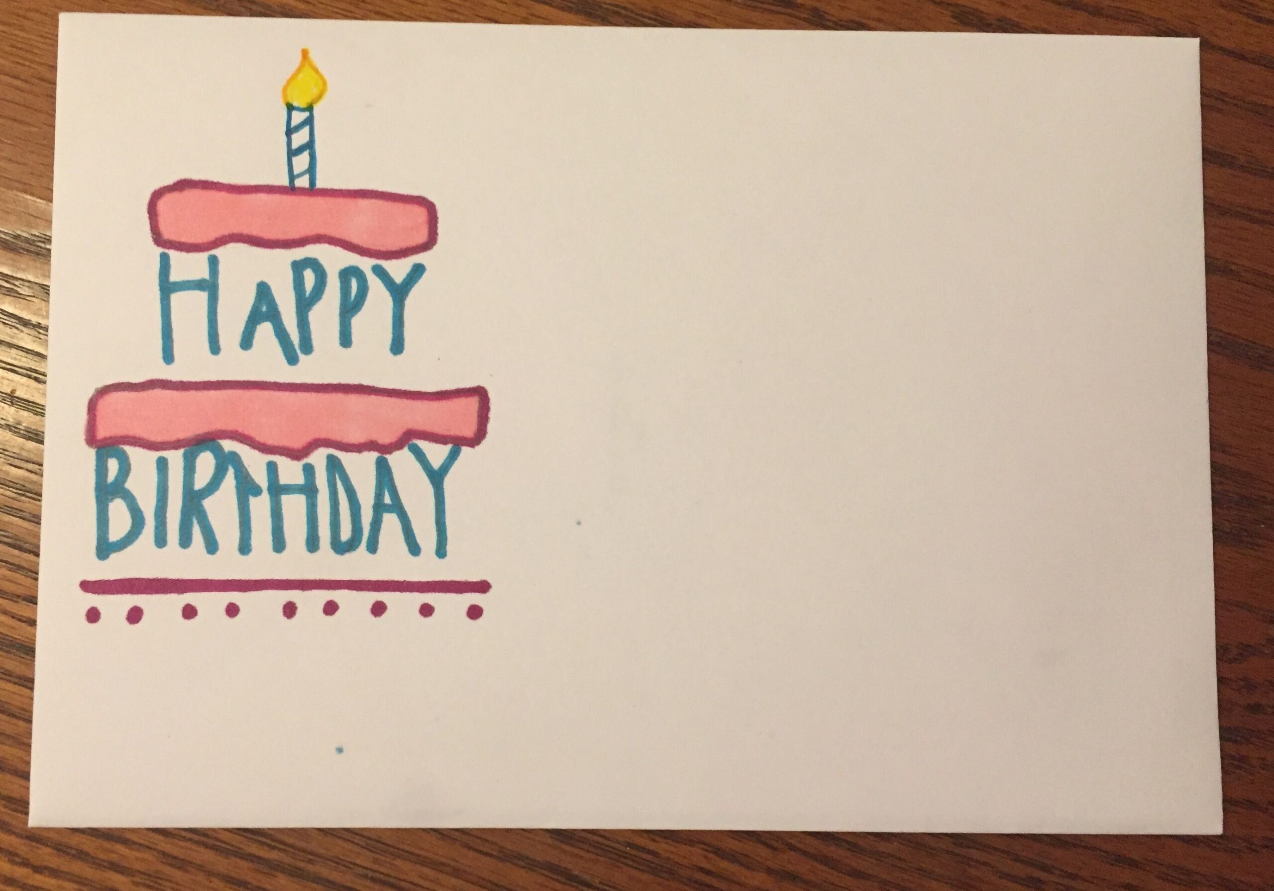 Printable Birthday Envelope Joseph Gonzalez