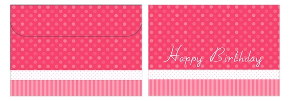 Printable Birthday Envelope Printable Word Searches
