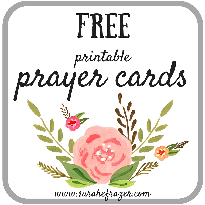 Printable Blank Prayer Card Template