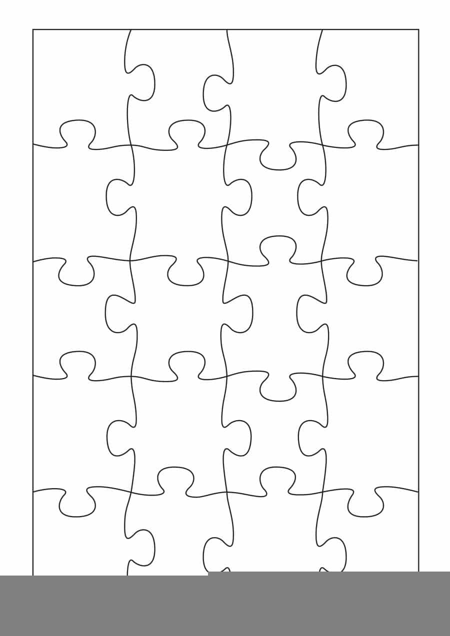 Printable Blank Puzzle Pieces Template Printable Crossword Puzzles