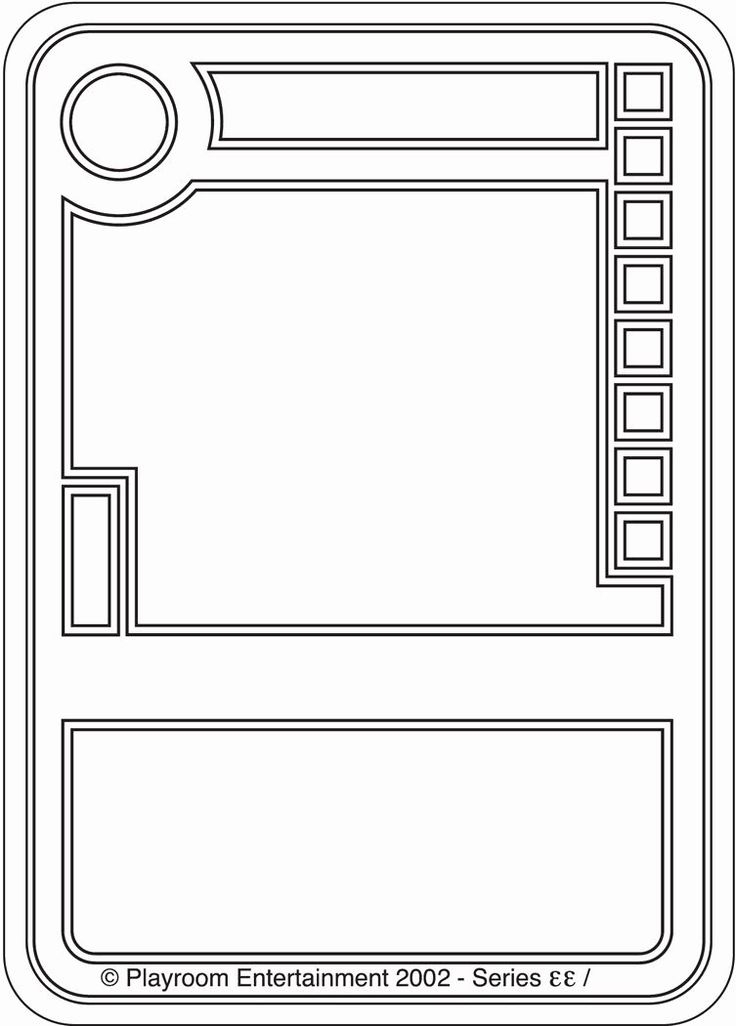 Printable Blank Trading Card Template Printable Invitation Card Templates