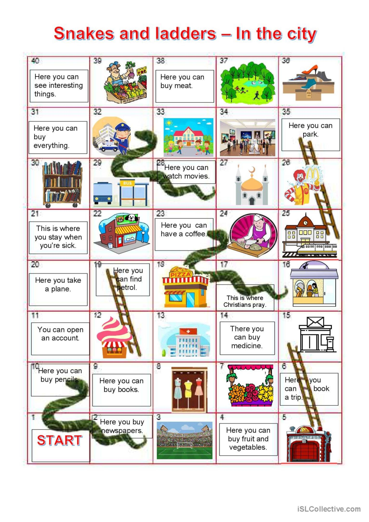 free printable esl games for kids