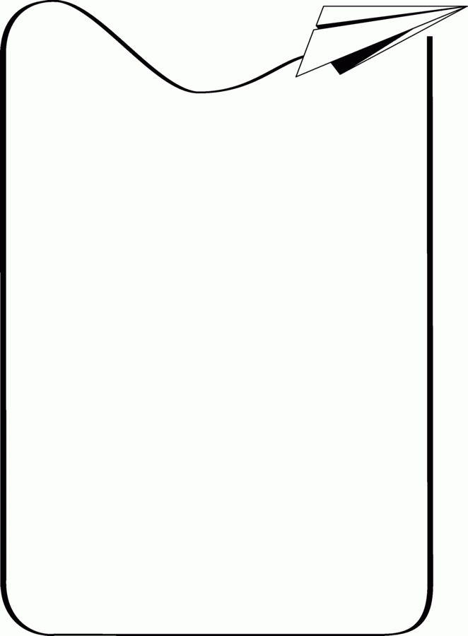 Printable Border Design For A4 Size Paper