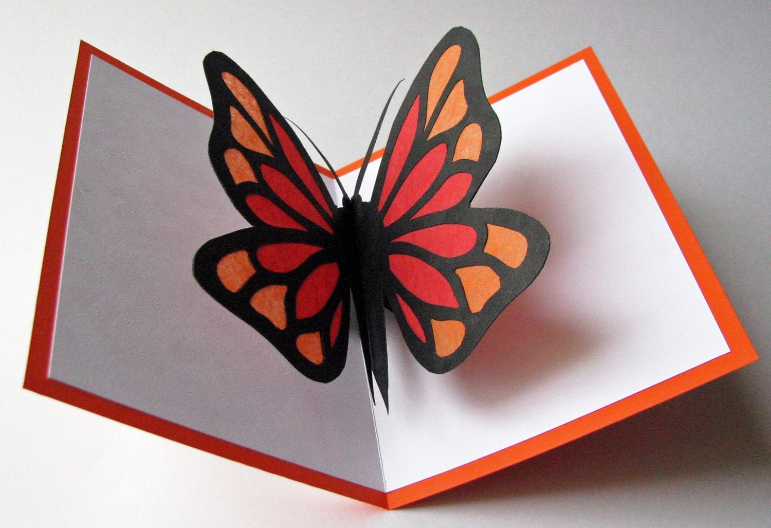 Printable Butterfly Pop Up Card Template Printable Templates