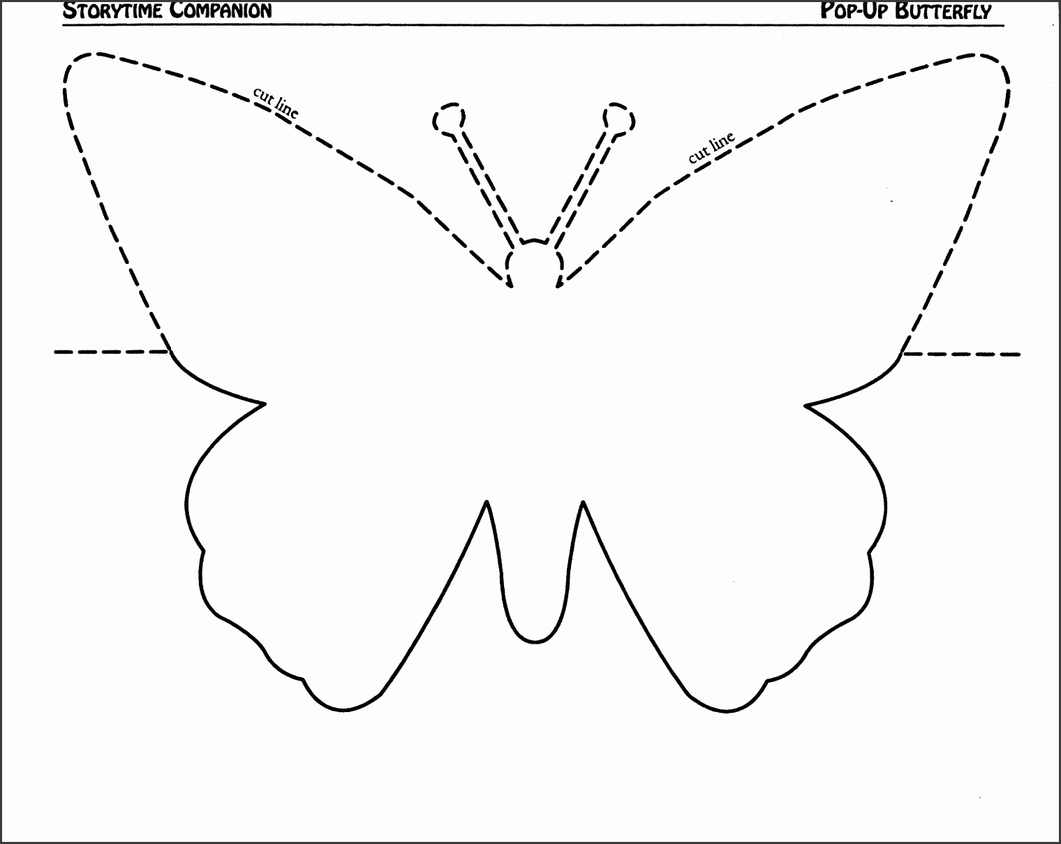 Printable Butterfly Pop Up Card Template Printable Templates