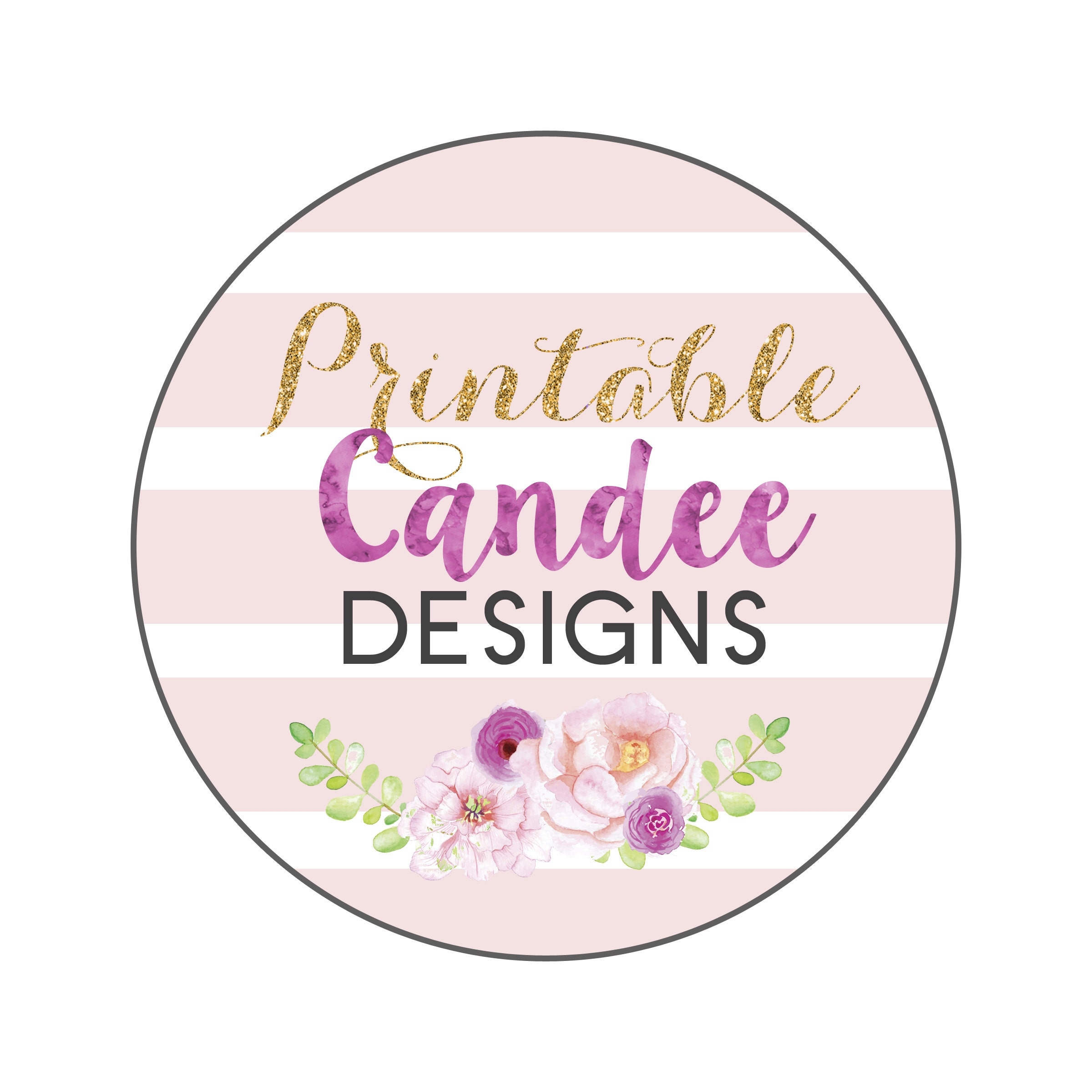 Printable Candee Designs By Printablecandee On Etsy