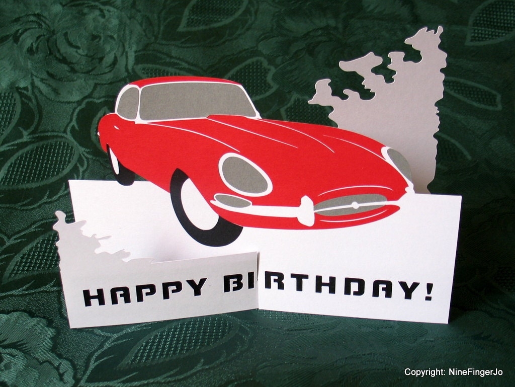 Printable Car Pop Up Card Template Printable Templates