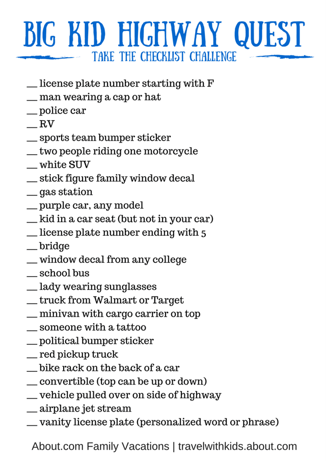 free printable games for car rides