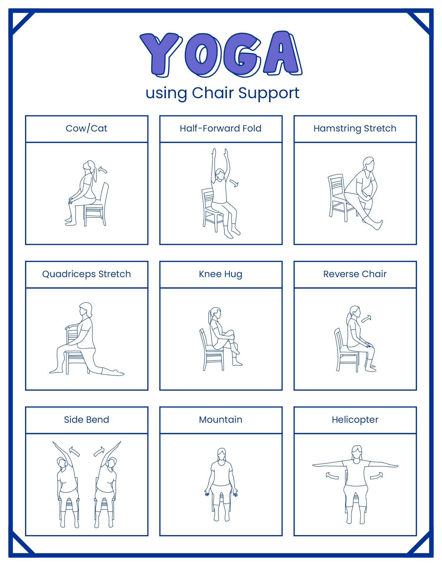 printable chair exercises with pictures pdf