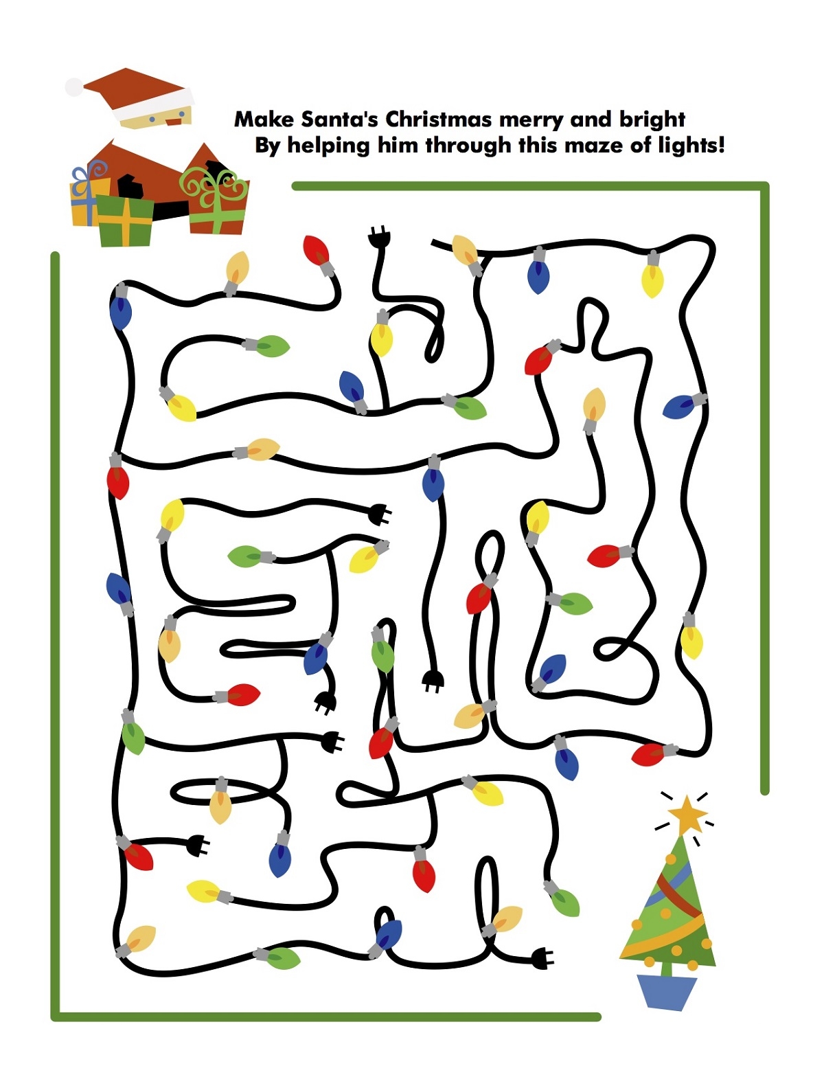 christmas activities printable worksheets
