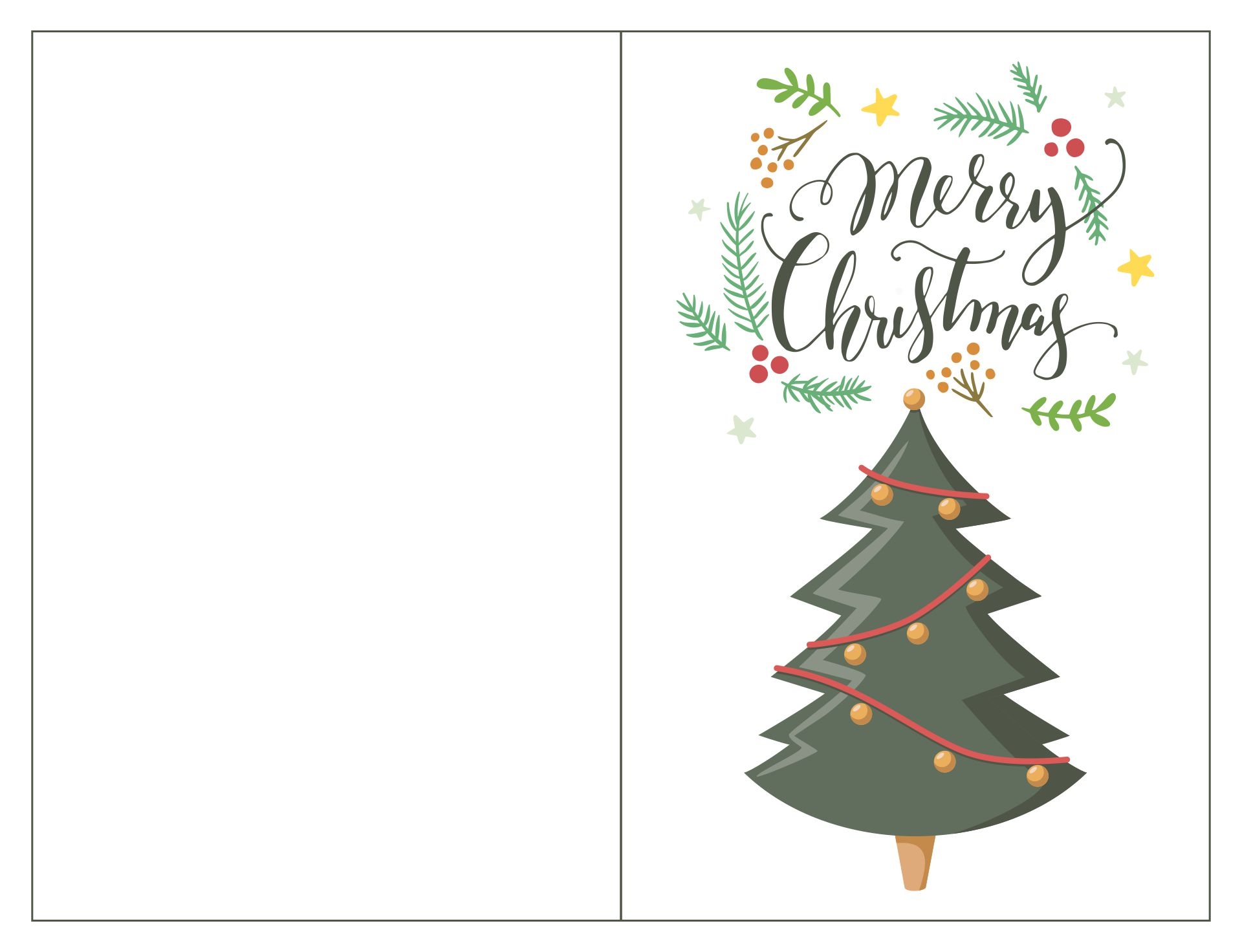 free printable photo christmas card templates