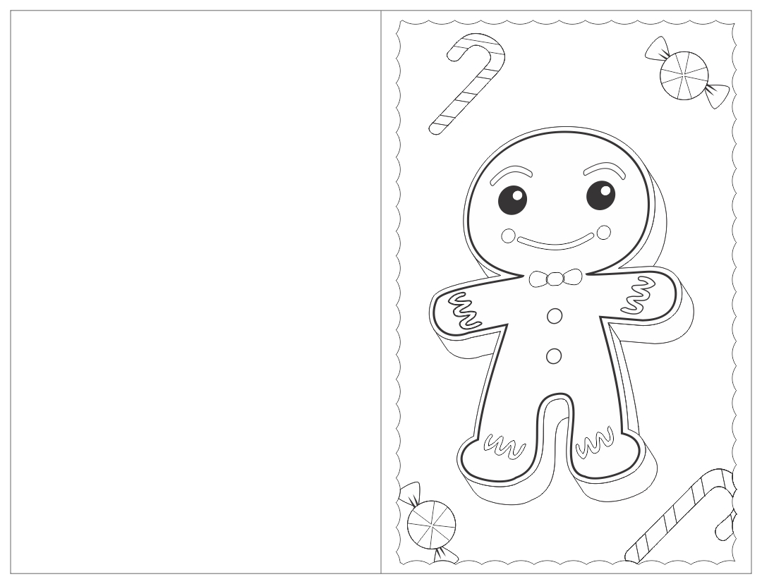 Printable Christmas Card Templates To Color Printable Cards