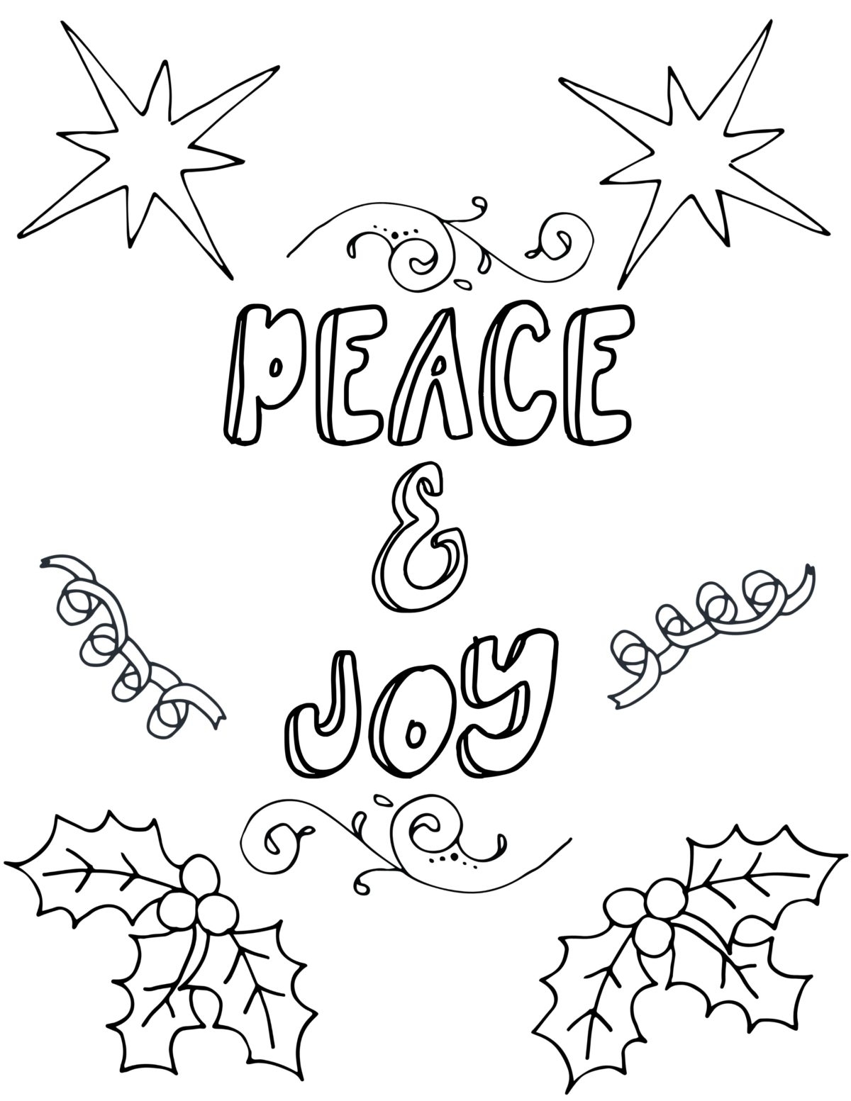 printable christmas pictures to color