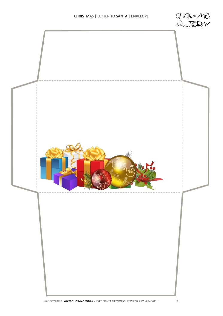 Printable Christmas Envelope Designs