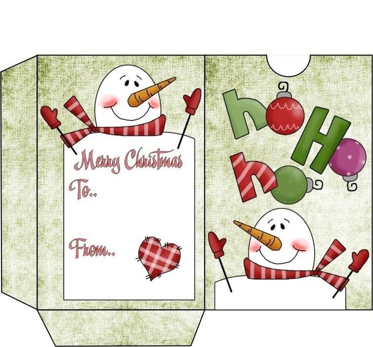 Printable Christmas Money Gift Envelopes