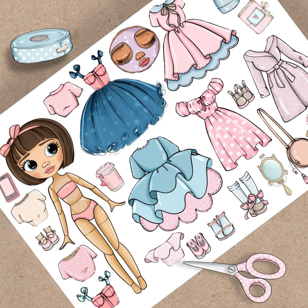 design your own paper dolls printable