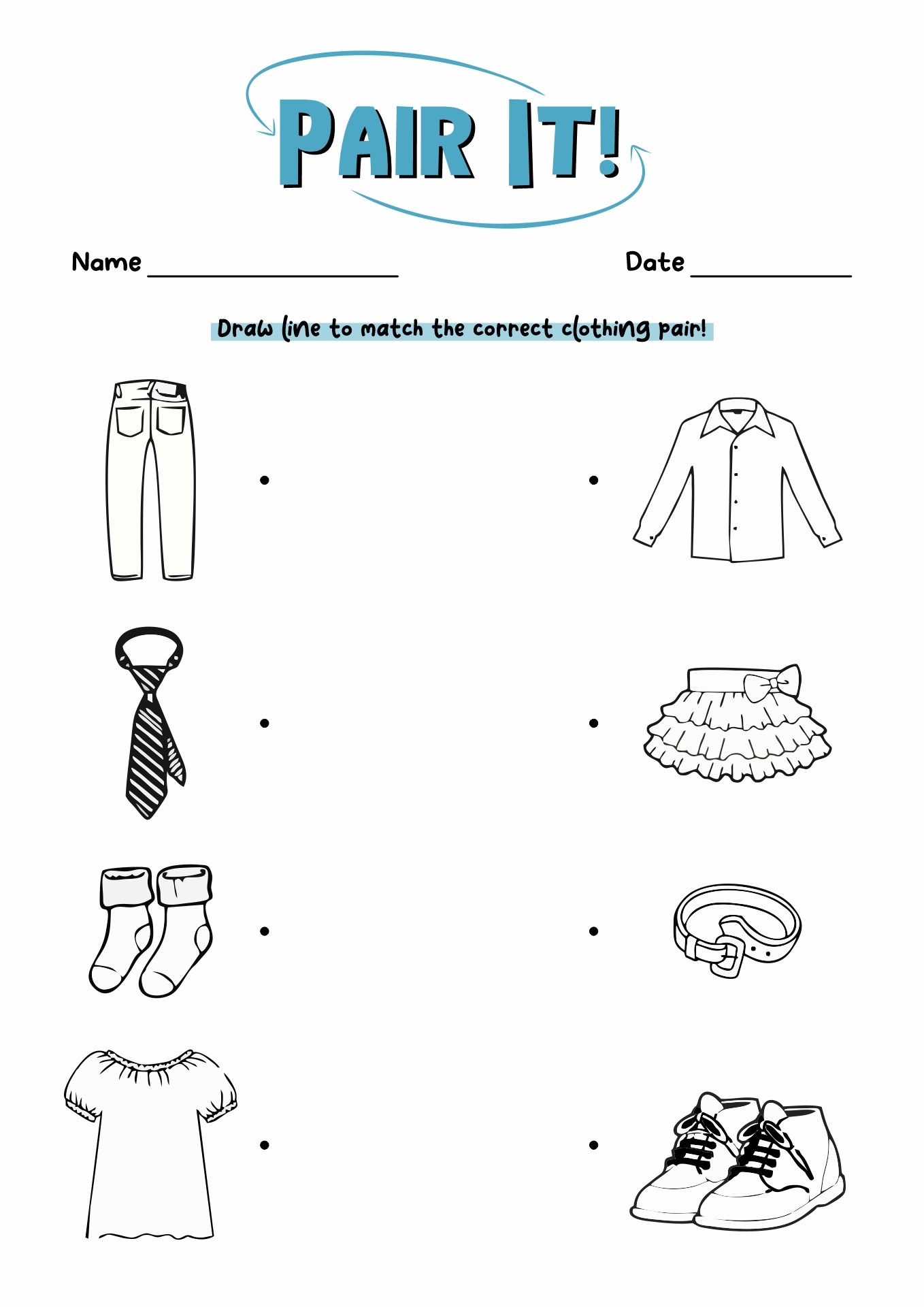Printable Clothing Activities For Preschoolers Paul W Vrogue co