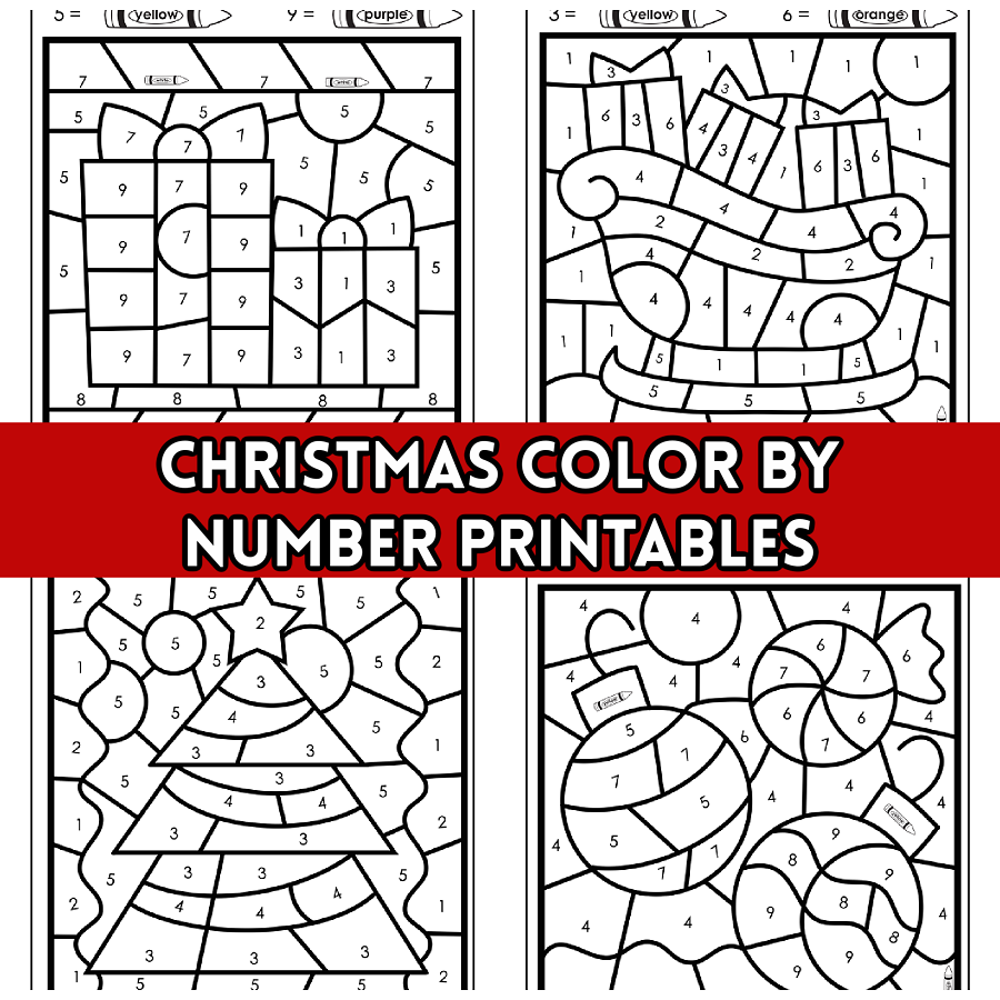 christmas pictures to color printable