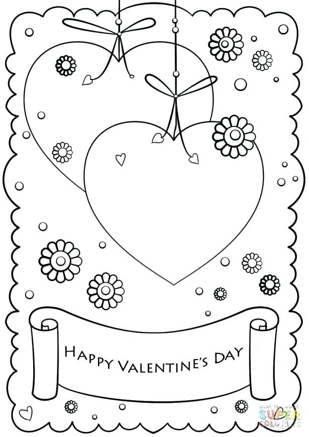 Printable Color Valentine Cards