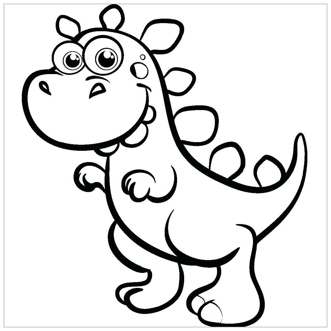 Printable Coloring Pages Dinosaurs