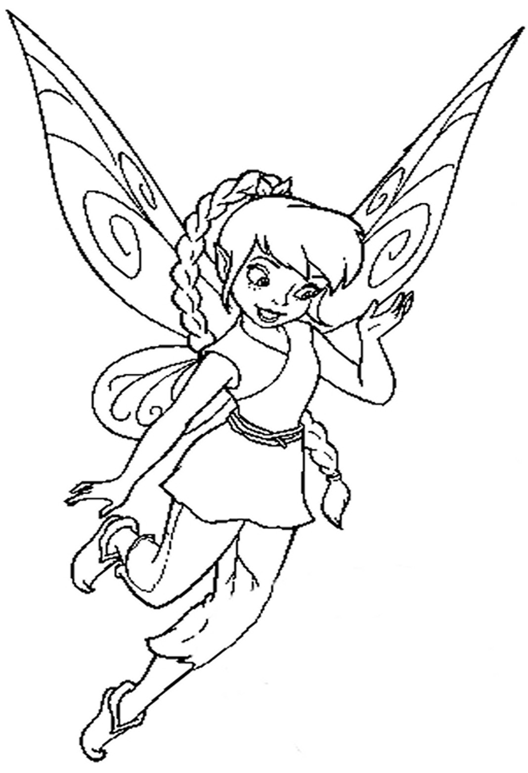 Printable Coloring Pictures Of Fairies