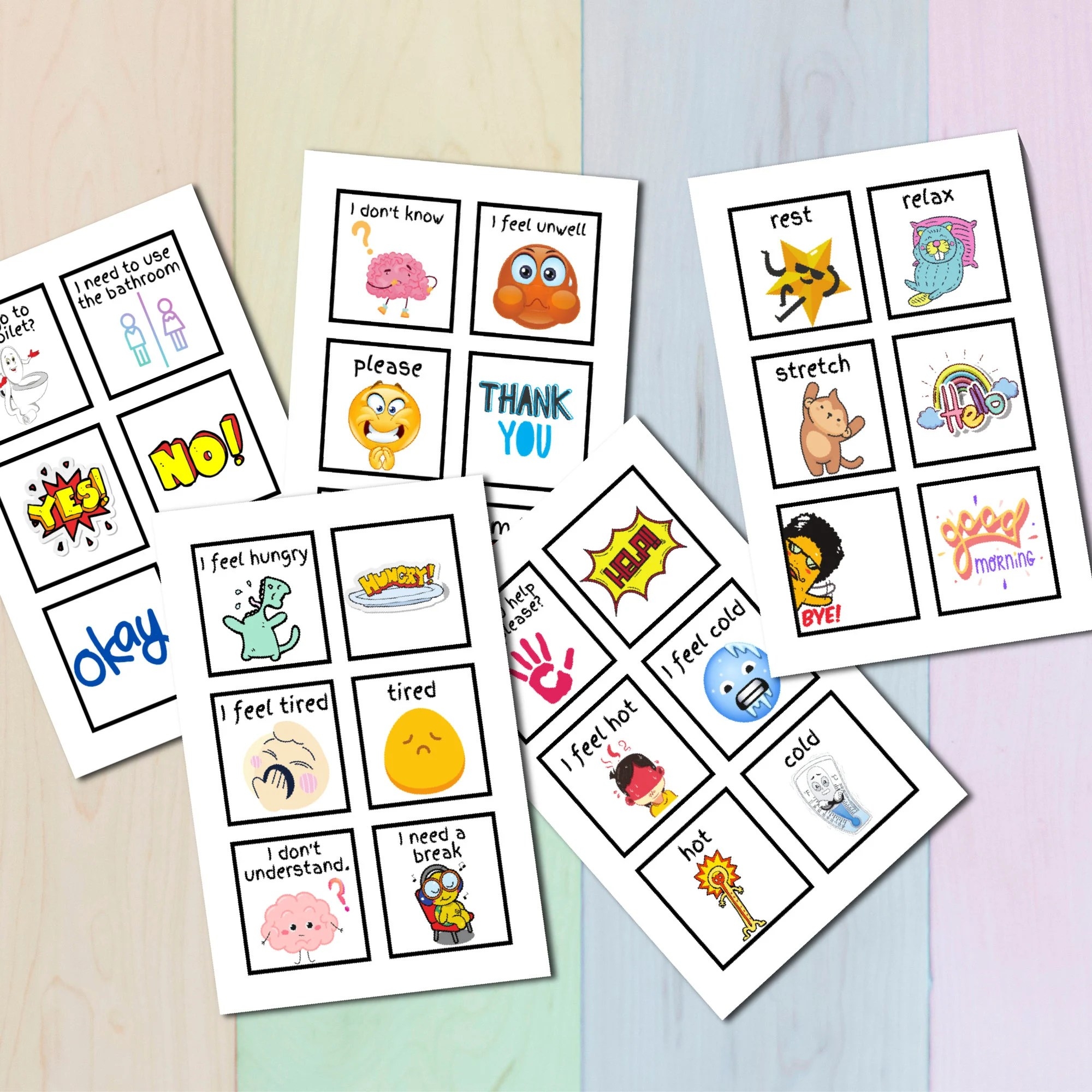 Printable Communication Cards
