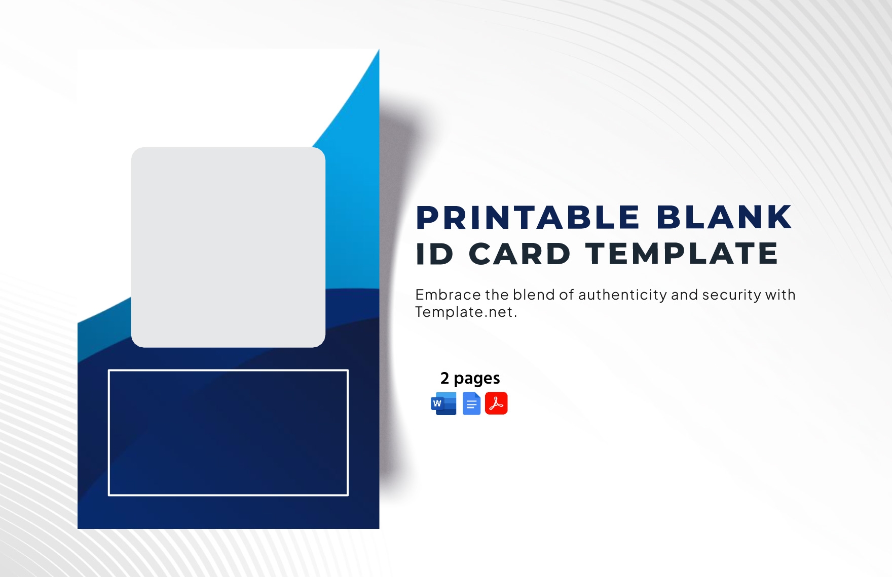 Printable Contact Card Template In PSD Illustrator Word Publisher 