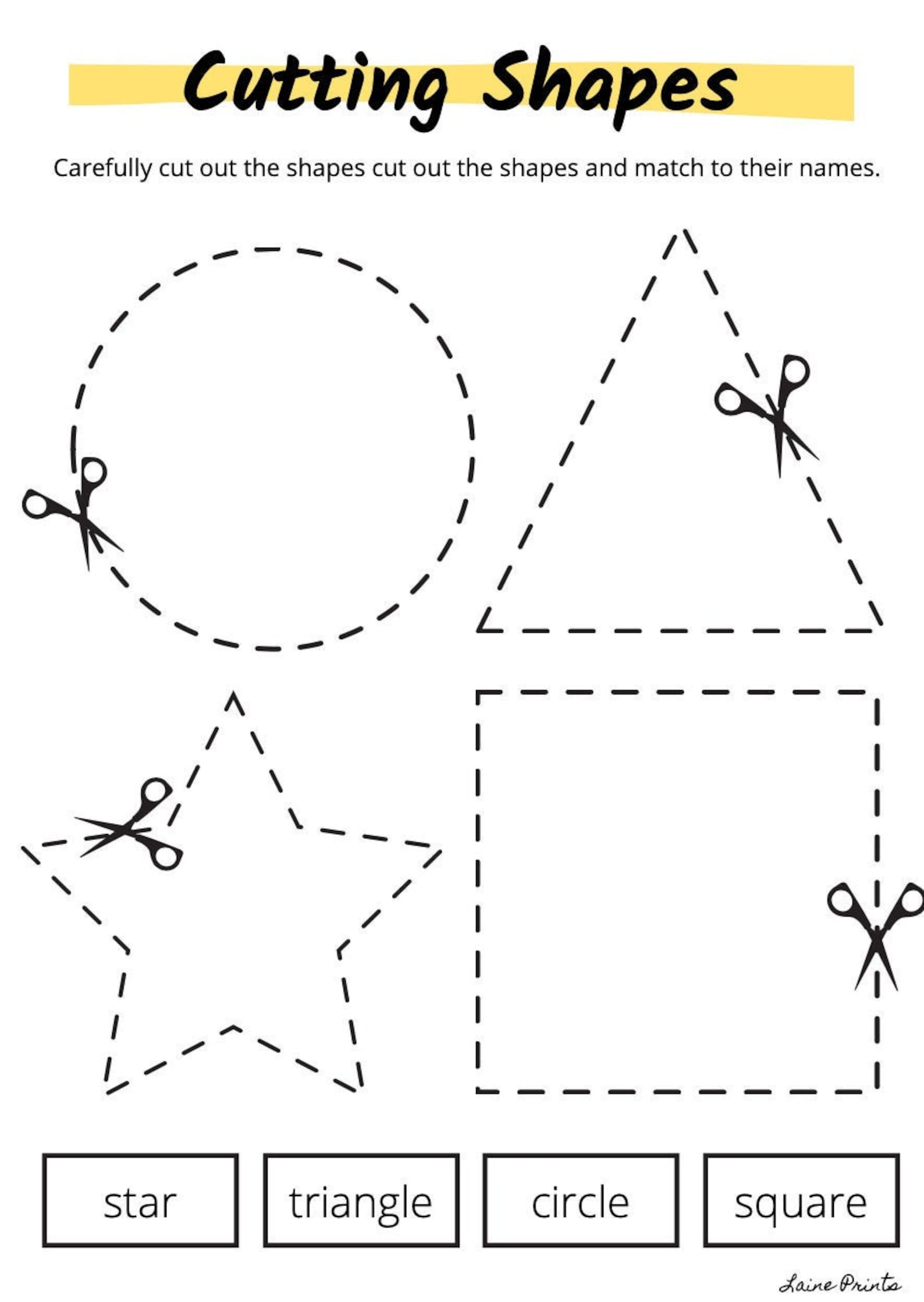 printable cutting activities