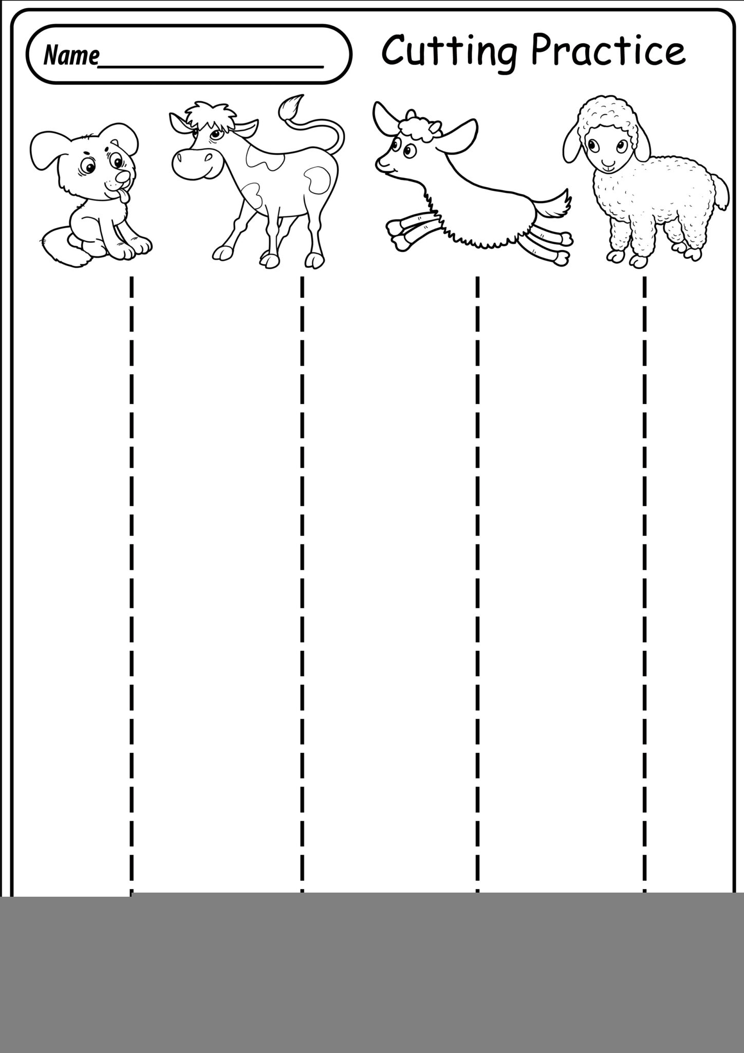 Printable Cutting And Pasting Worksheets For Preschoolers Pdf 