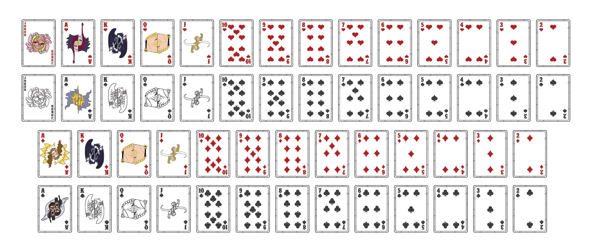 Printable Deck Of Cards Template Printable Free Templates