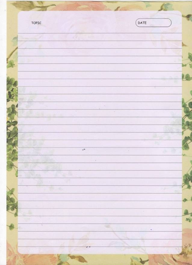 Printable Designer Sheets