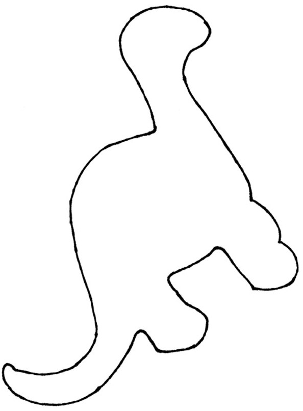 printable dinosaur craft template