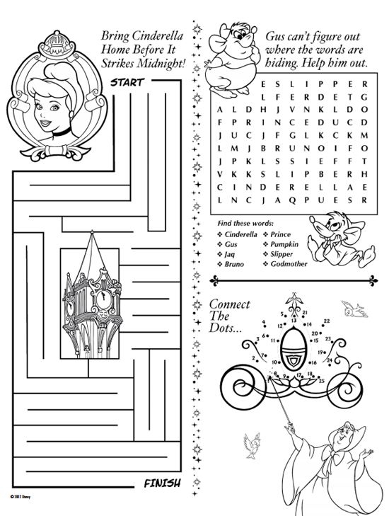 printable disney activity sheets