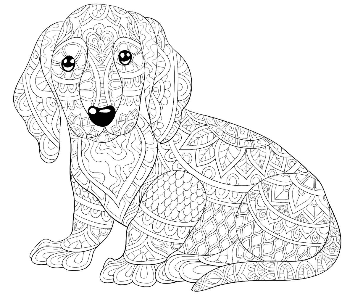 Printable Dogs To Color