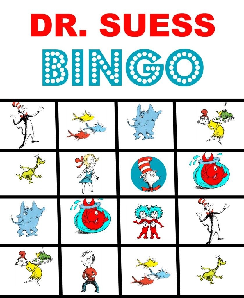 free printable dr seuss bingo game